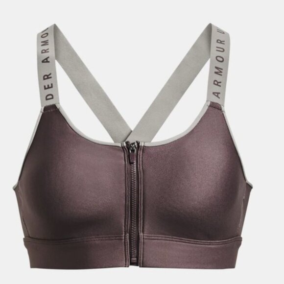 Under Armour Women’s UA Infinity High Zip Sports Bra (Size: XL)(NWT) - Picture 14 of 16